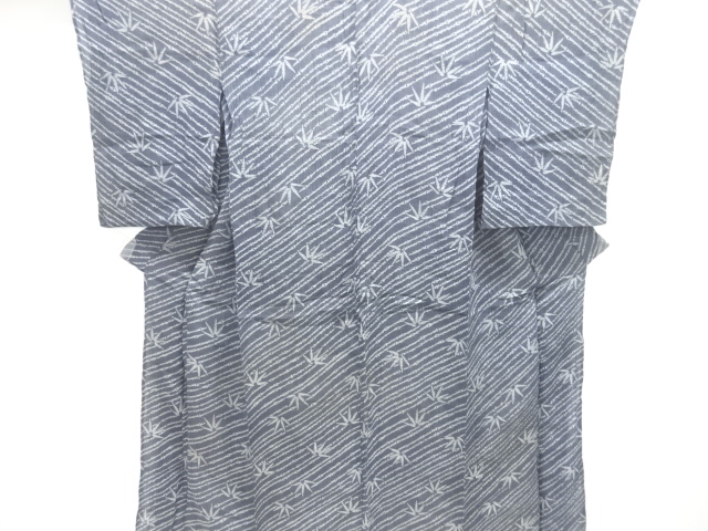 JAPANESE KIMONO / ANTIQUE KIMONO / OJIYA CHIJIMI / BAMBOO GRASS